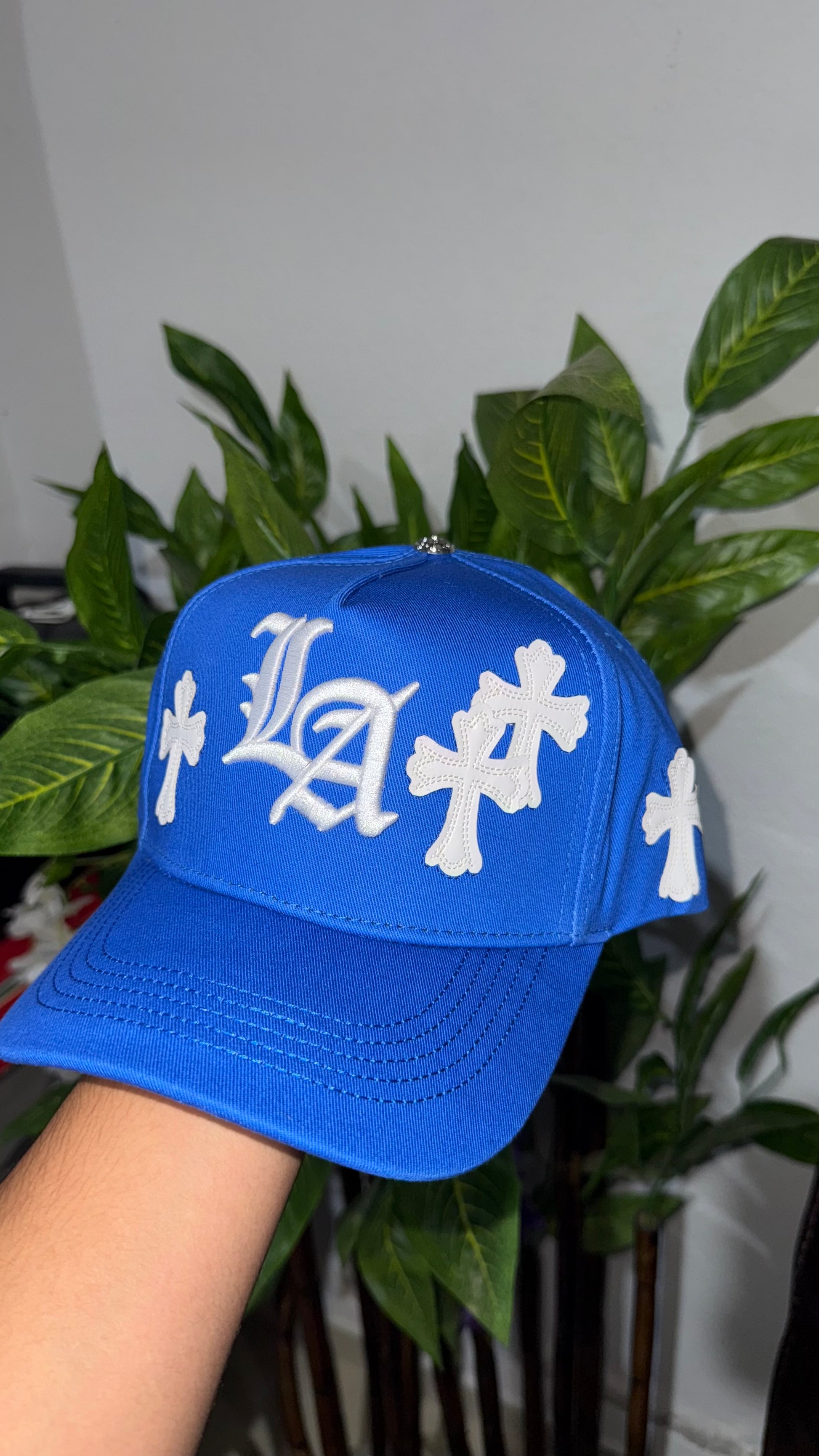 Thirty One Hats LA Blue Chrome