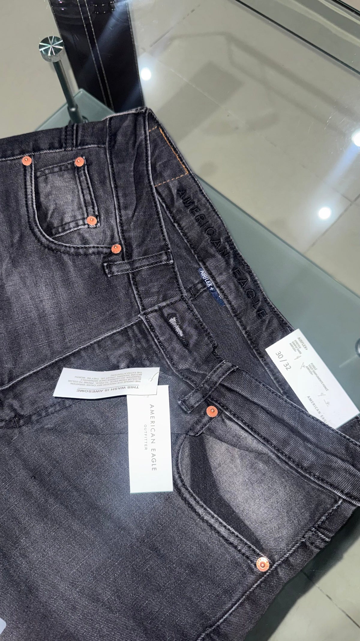 American Eagle Slim Jeans Grey