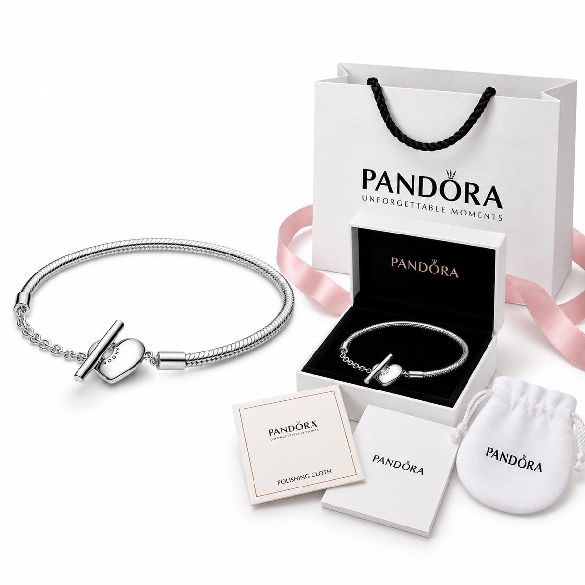 Pandora pulsera love color plata (Fullset)