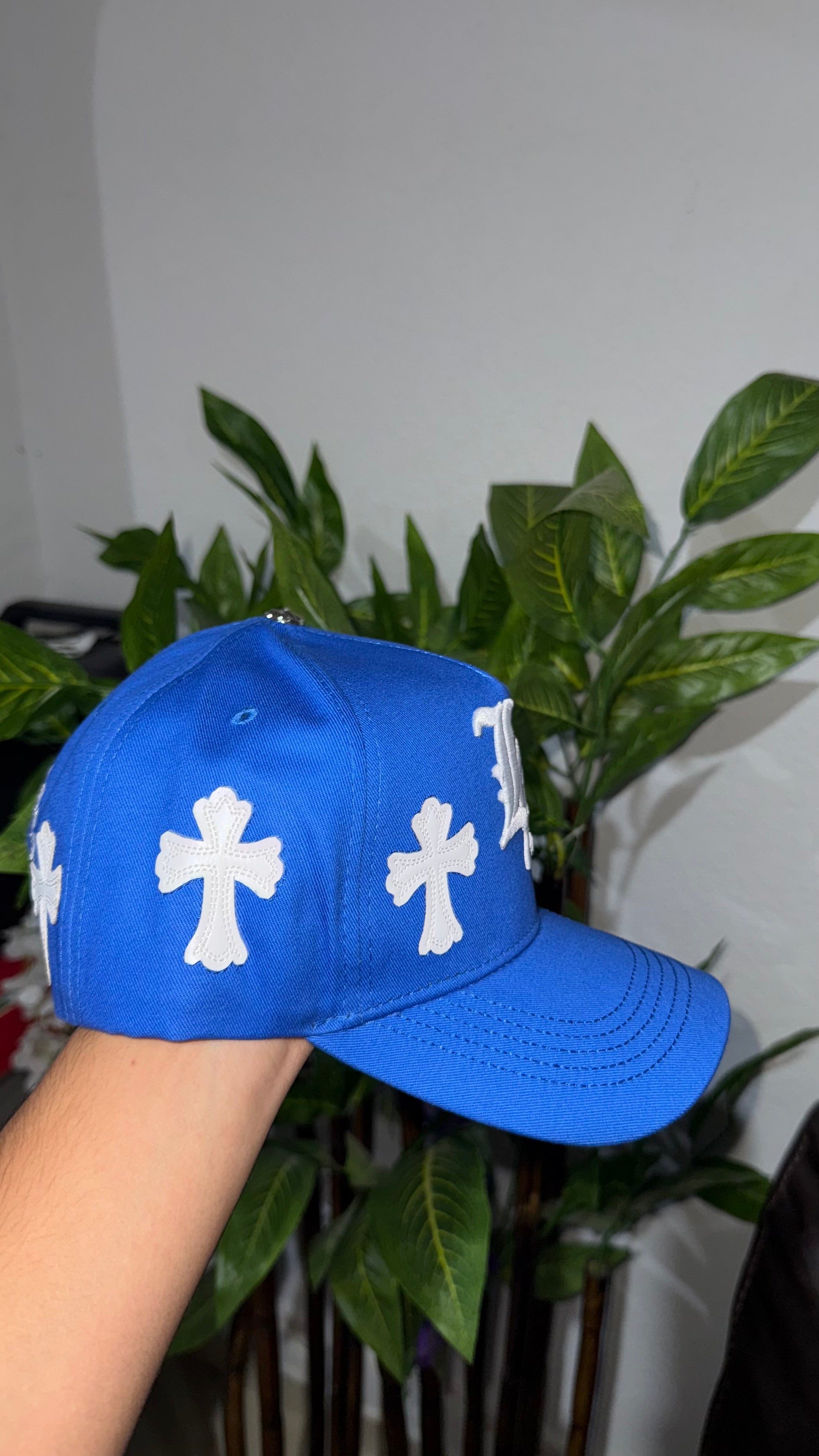 Thirty One Hats LA Blue Chrome