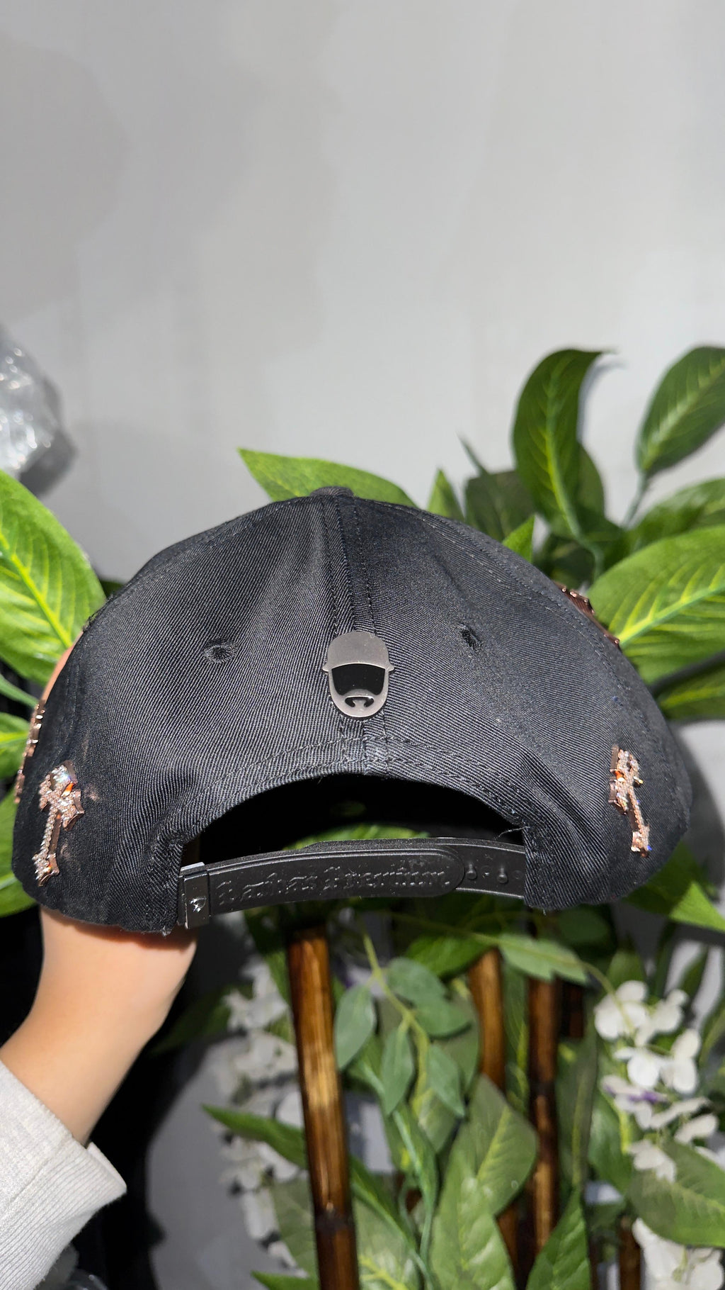 BARBAS HATS B CROSS 24K ROSE GOLD