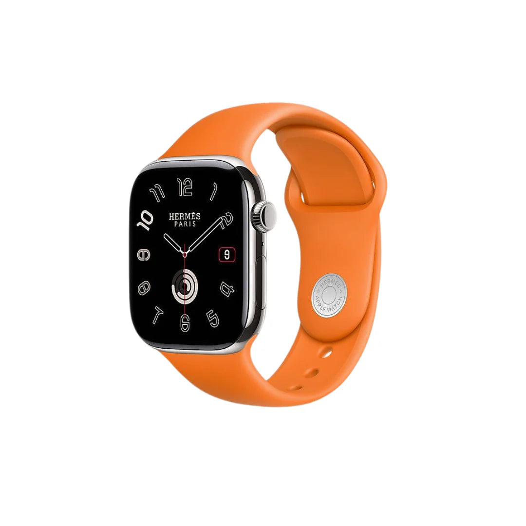 Apple Watch x Hermes Full set (negro y naranja)