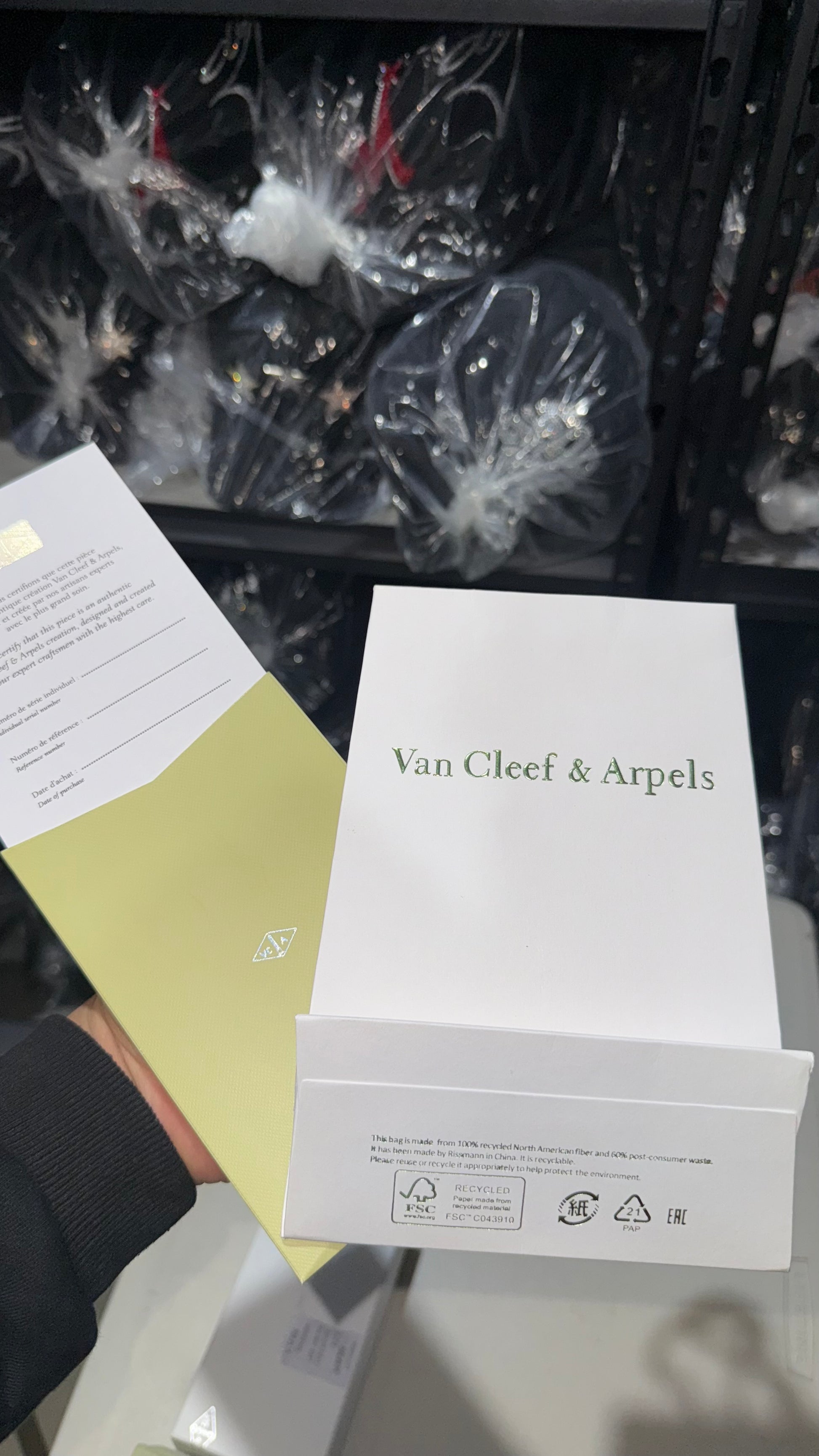 Van Cleef (negro y dorado) full set
