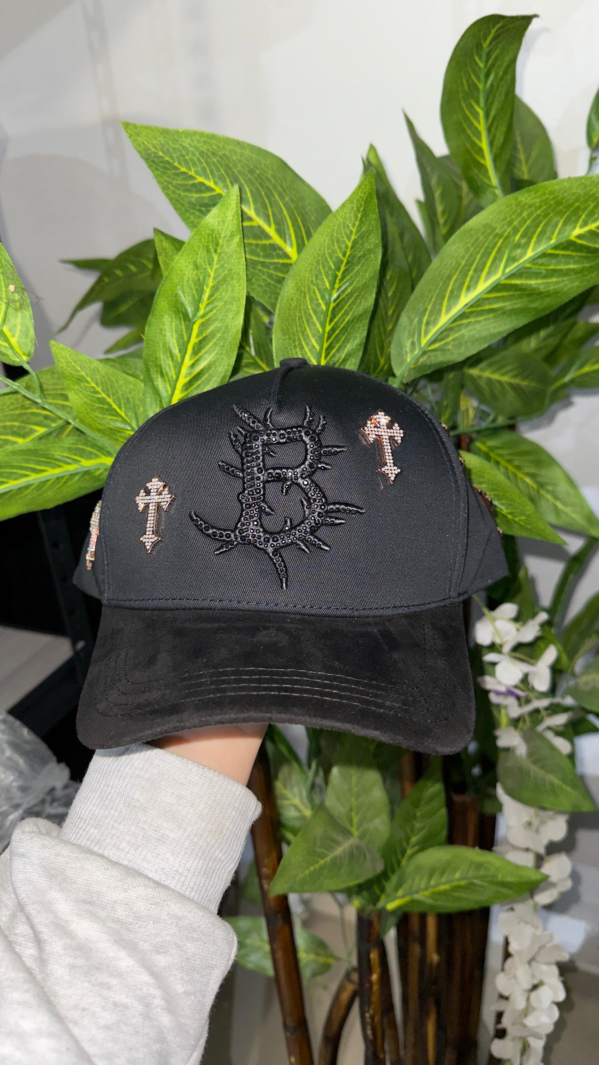 BARBAS HATS B CROSS 24K ROSE GOLD