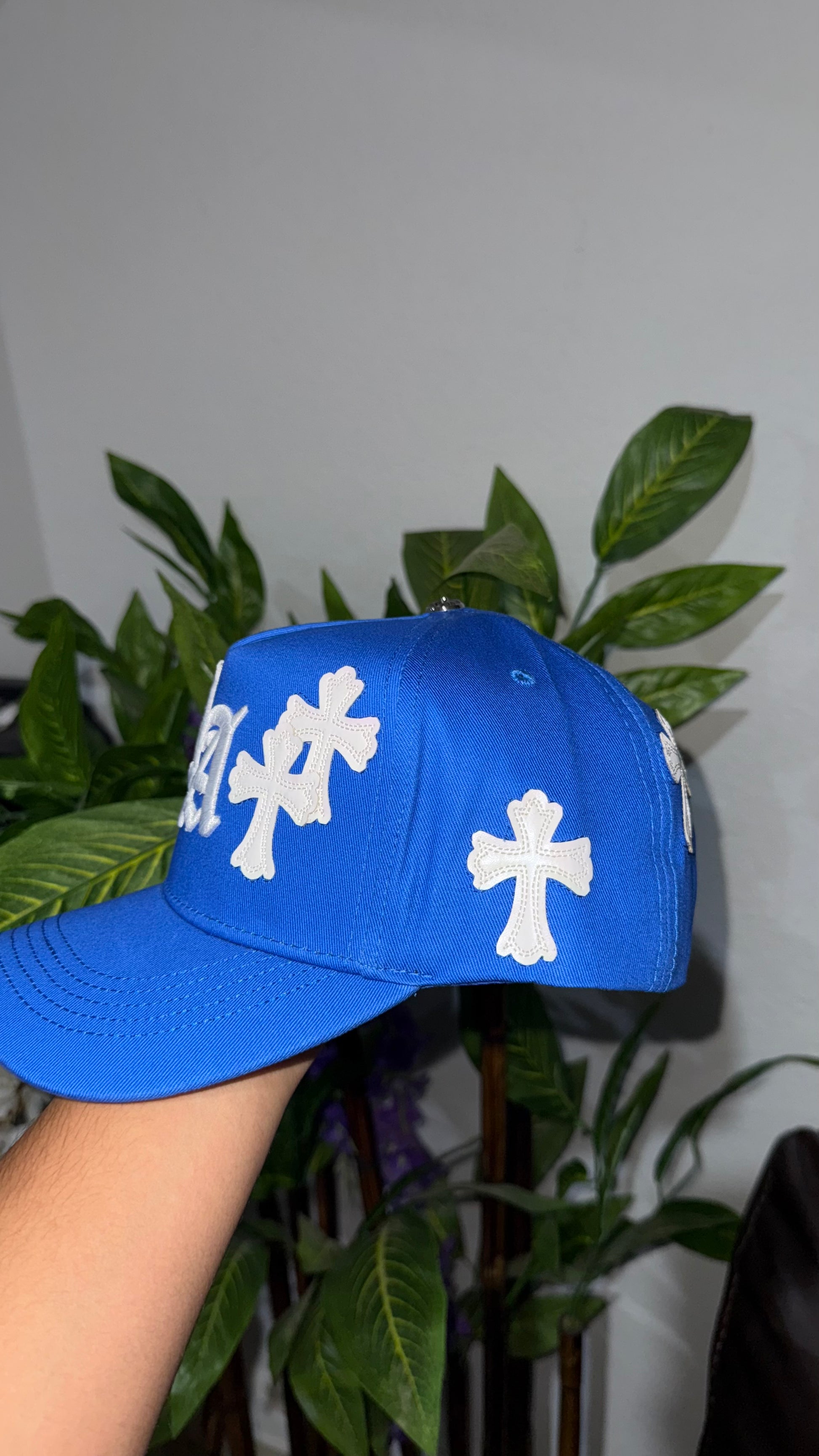 Thirty One Hats LA Blue Chrome